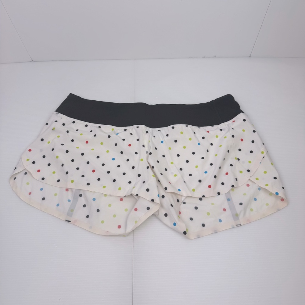 Lululemon Speed 2.5” Short 2012 Seawheeze Women’s 10  Wheezy Dot Limited Edition